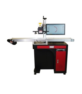 Faserlaser 30W mit Bandzuführung