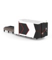 Laser cu fibră optică pentru tăierea tablelor metalice cu masă interschimbabilă inclusă