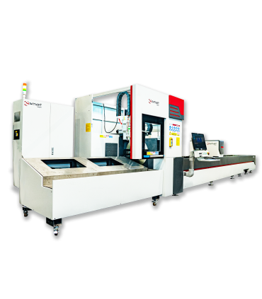 Fiber laser for cutting tubes and profiles